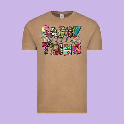 Sassy Little Thing Vintage Tee Designed By Zillion Design Studio