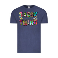 Vintage Denim sassy little thing Vintage Tee - Zillion Design Studio