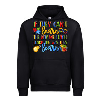 Black if they can't learn the way we teach teach the  wa Urban Hoodie - LillyAllenDesigns