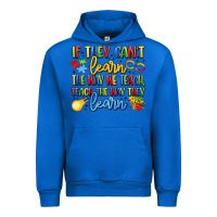 Cobalt if they can't learn the way we teach teach the  wa Urban Hoodie - LillyAllenDesigns