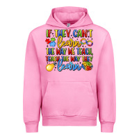 Fuchsia Pink if they can't learn the way we teach teach the  wa Urban Hoodie - LillyAllenDesigns