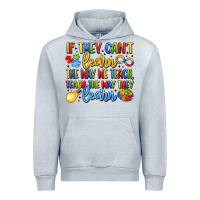 Heather Grey if they can't learn the way we teach teach the  wa Urban Hoodie - LillyAllenDesigns