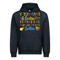 Navy if they can't learn the way we teach teach the  wa Urban Hoodie - LillyAllenDesigns