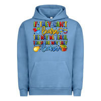 Pigment Pebble Blue if they can't learn the way we teach teach the  wa Urban Hoodie - LillyAllenDesigns