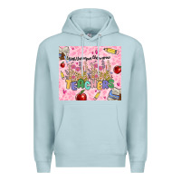 Blue Mist teachers teach them love them grow Premium Hoodie - MaliasSmallBusiness