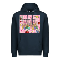 Navy teachers teach them love them grow Premium Hoodie - MaliasSmallBusiness