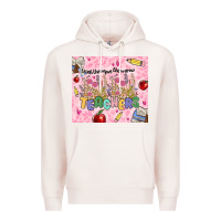Pale Pink teachers teach them love them grow Premium Hoodie - MaliasSmallBusiness