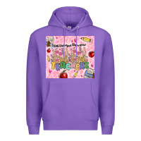 Purple teachers teach them love them grow Premium Hoodie - MaliasSmallBusiness