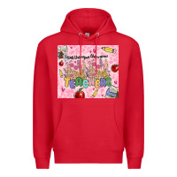 Red teachers teach them love them grow Premium Hoodie - MaliasSmallBusiness