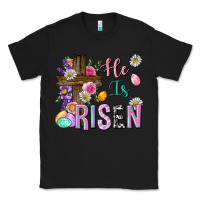 Black he is risen easter Classic Tee - Neo Western