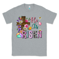 Heather Grey he is risen easter Classic Tee - Neo Western