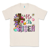 Natural he is risen easter Classic Tee - Neo Western