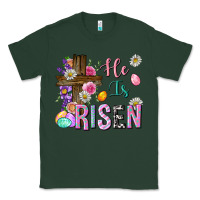 Sports Green he is risen easter Classic Tee - Neo Western