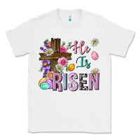 White he is risen easter Classic Tee - Neo Western