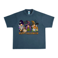 Midnight Navy happy halloween  gnomies Urban Heavy Tee - BarkalooDesign