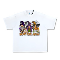 White happy halloween  gnomies Urban Heavy Tee - BarkalooDesign