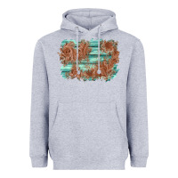 Heather Grey wood leather background Heavyweight Hoodie - AdoDesignShop