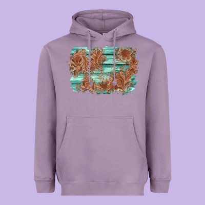 Wood Leather Background Heavyweight Hoodie Designed By Adodesignshop