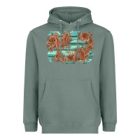 Sage wood leather background Heavyweight Hoodie - AdoDesignShop