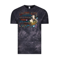 Cloud Black living life somewhere between jesus take the wheel Vintage Tee - Zillion Design Studio