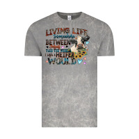Cloud Rock living life somewhere between jesus take the wheel Vintage Tee - Zillion Design Studio