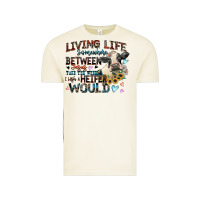 Vintage Arctic living life somewhere between jesus take the wheel Vintage Tee - Zillion Design Studio