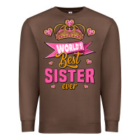 Chestnut world's best sister ever Premium Sweatshirt - Jasminsmagicworld