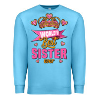 Ocean Blue world's best sister ever Premium Sweatshirt - Jasminsmagicworld