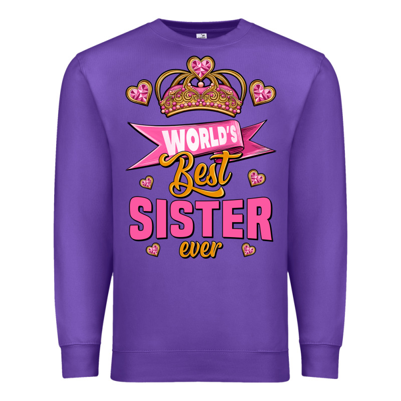 World's Best Sister Ever Premium Sweatshirt by Jasminsmagicworld | Teevron