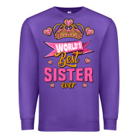 Purple world's best sister ever Premium Sweatshirt - Jasminsmagicworld