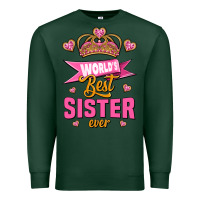 Sports Green world's best sister ever Premium Sweatshirt - Jasminsmagicworld