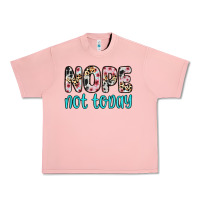 Salmon nope not today Urban Heavy Tee - Zillion Design Studio