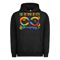 Pigment Black neurodiversity awareness Urban Hoodie - LillyAllenDesigns