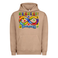 Pigment Burro neurodiversity awareness Urban Hoodie - LillyAllenDesigns