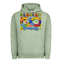 Pigment Oil Green neurodiversity awareness Urban Hoodie - LillyAllenDesigns