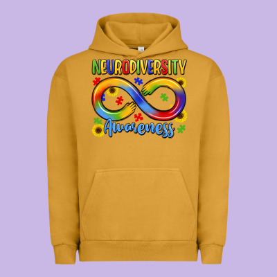 Neurodiversity Awareness Urban Hoodie Designed By Lillyallendesigns