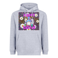 Heather Grey easter happy easter gnomes bunny daisys Heavyweight Hoodie - Artiststas