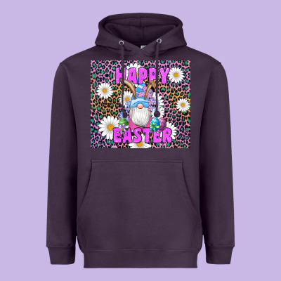 Easter Happy Easter Gnomes Bunny Daisys Heavyweight Hoodie Designed By Artiststas
