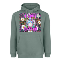 Sage easter happy easter gnomes bunny daisys Heavyweight Hoodie - Artiststas