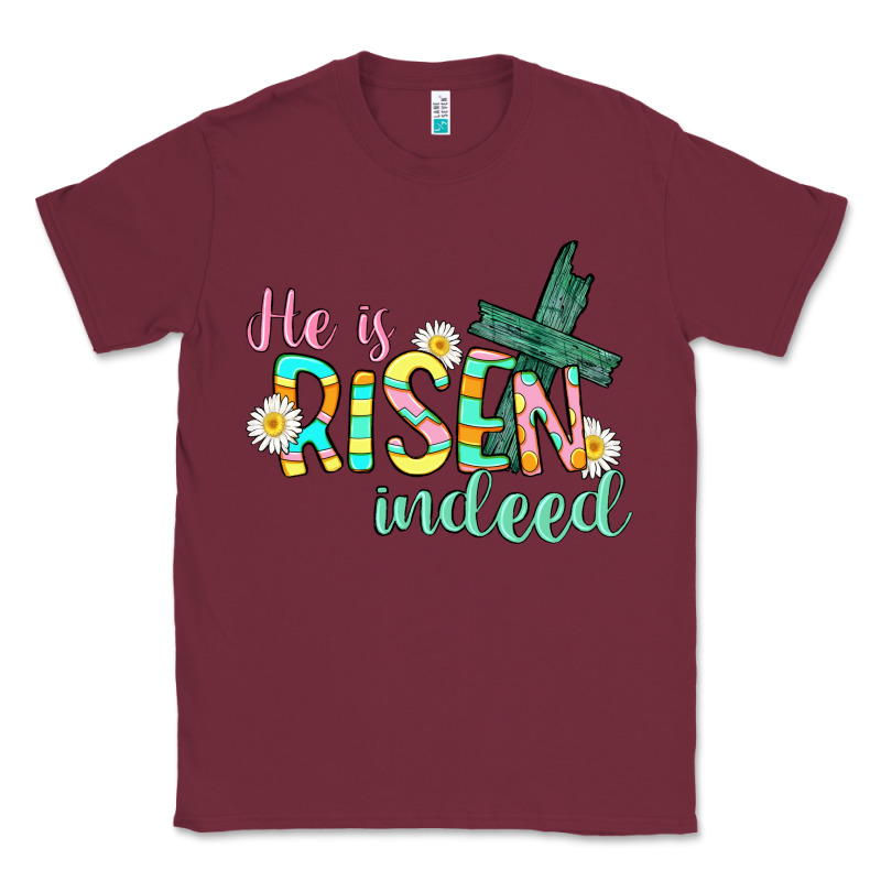 He Is Risen Indeed Easter Classic Tee by CowGirlArtShop | Teevron