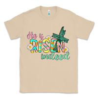 Mushroom He is risen indeed Easter Classic Tee - CowGirlArtShop