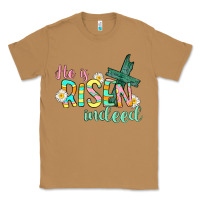 Toasted Coconut He is risen indeed Easter Classic Tee - CowGirlArtShop