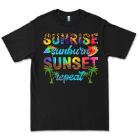 Black sunrise sunburn sunset repeat Premium Tee - Artiststas