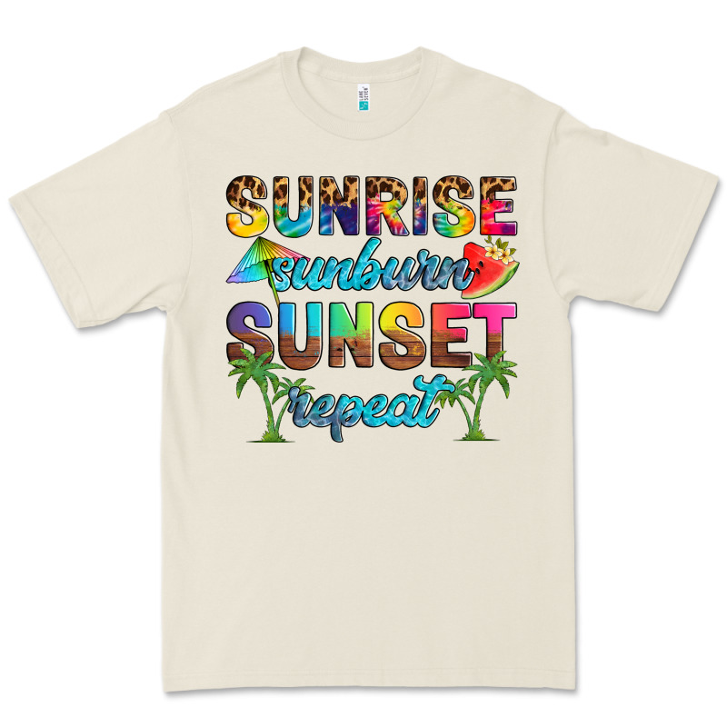 Sunrise Sunburn Sunset Repeat Premium Tee by Artiststas | Teevron