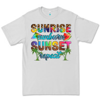 Dove Grey sunrise sunburn sunset repeat Premium Tee - Artiststas
