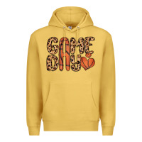 Antique Gold game day basketball Premium Hoodie - MaliasSmallBusiness