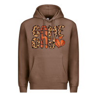 Chestnut game day basketball Premium Hoodie - MaliasSmallBusiness