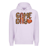 Lilac game day basketball Premium Hoodie - MaliasSmallBusiness
