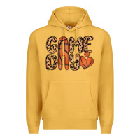 Mustard game day basketball Premium Hoodie - MaliasSmallBusiness