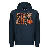 Navy game day basketball Premium Hoodie - MaliasSmallBusiness